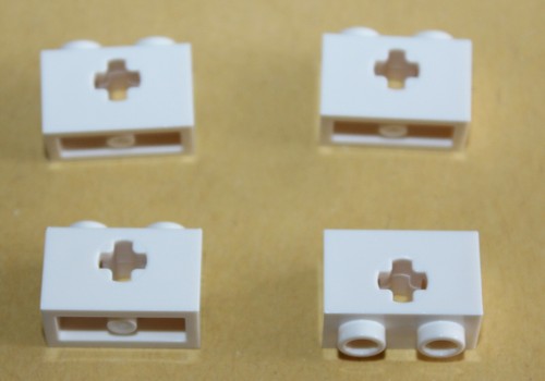 Lego technic white - 4, brick